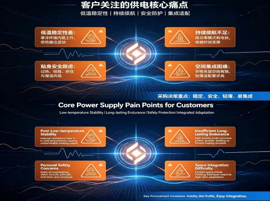 倍特力聚合物电池：为户外加热服打造持久温暖引擎