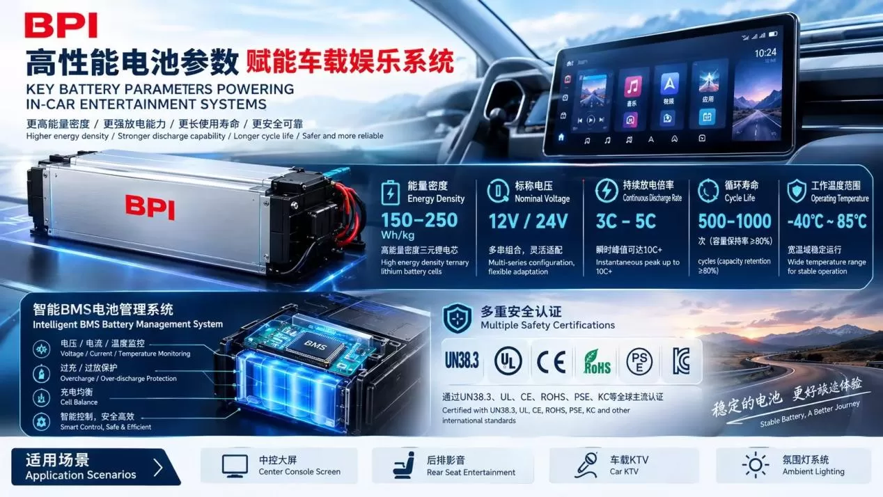 深度驰骋的“能量心脏”：倍特力锂电池在车载娱乐领域的硬核价值