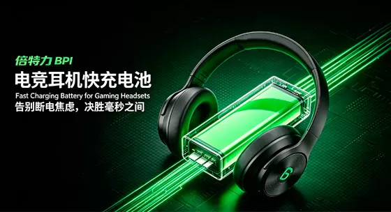 电竞耳机快充电池：告别断电焦虑，决胜毫秒之间