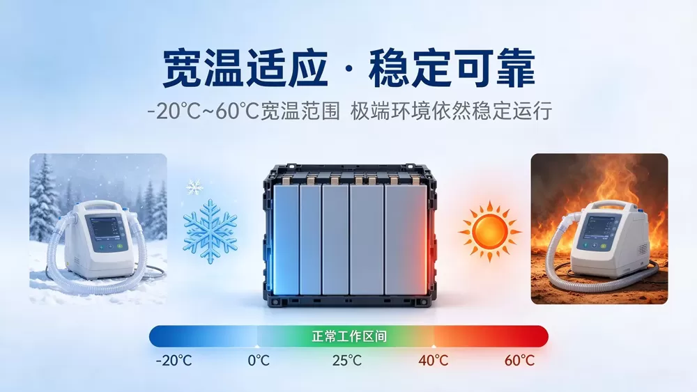 生命守护的动力基石：  倍特力聚合物电池，筑牢医用呼吸机底层安全防线