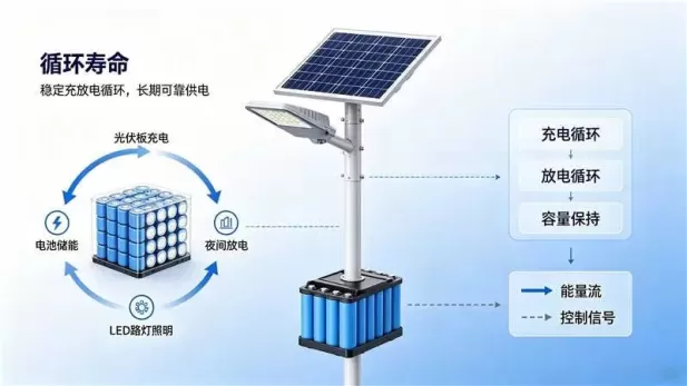 长夜不熄的“光之心脏”： 倍特力镍氢电池在太阳能路灯领域的技术价值
