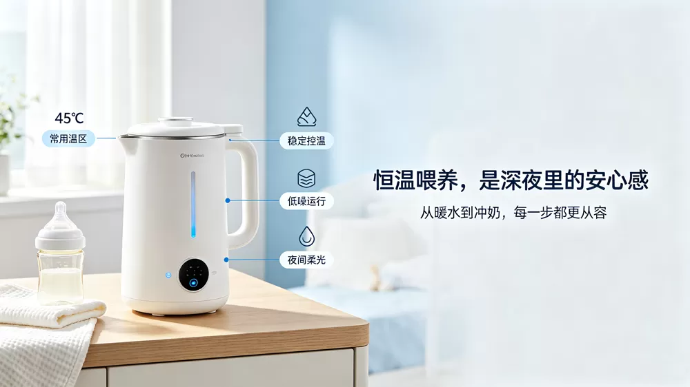 看不见的“恒温守护者”：倍特力锂电池在便携调奶器领域的技术价值