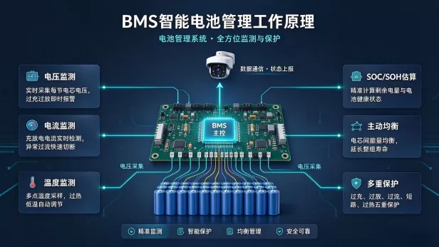 昼夜守护的“动力源泉”： 倍特力锂电PACK电池在智能监控领域的技术价值