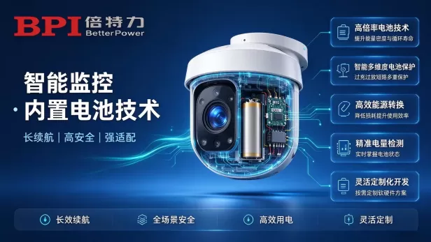 昼夜守护的“动力源泉”： 倍特力锂电PACK电池在智能监控领域的技术价值