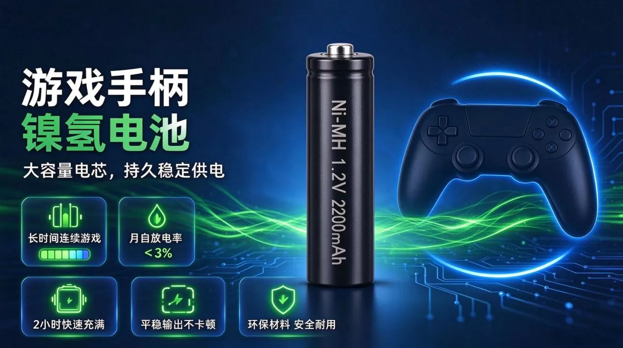 畅玩不间断：倍特力镍氢电池在游戏手柄领域的能量保障