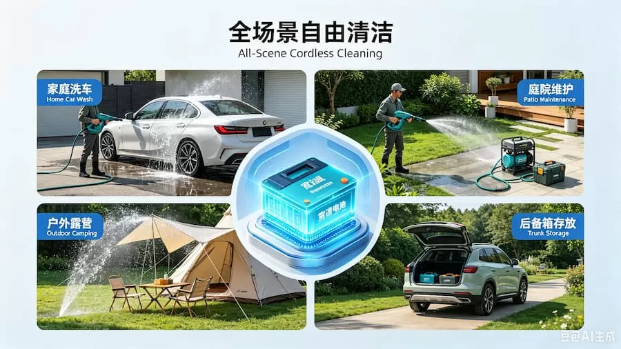 清洗机电池宽温域作业:藏在清洁效率背后的硬核支撑 清洗机电池宽温域作业:藏在清洁效率背后的硬核支撑